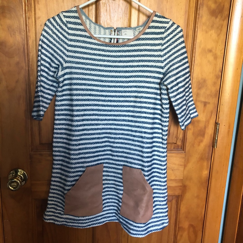 3/$25 Postcard striped tunic